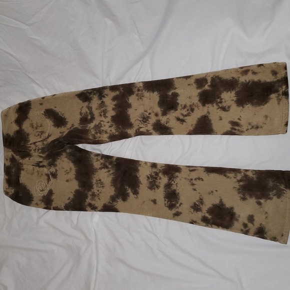 BEBE, Corduroy camo pants w/ bedazzle , Sz 4 - Picture 5 of 5